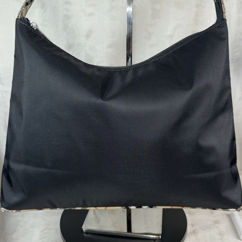 Burberry Blue Label Nova Check Black Nylon - Picture 1 of 17